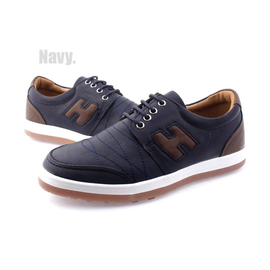 [GIRLS GOOB] Henny Men's Casual Comfort Sneakers, Classic Fashion Shoes, Synthetic Leather, Indoor Golf Shoes - Made in KOREA